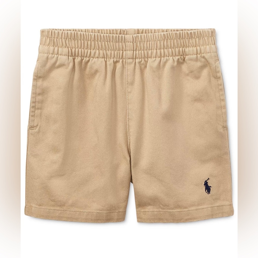 RALPH LAUREN | Baby Boys Classic Twill Pull-on Short | Size 9 Month | Khaki